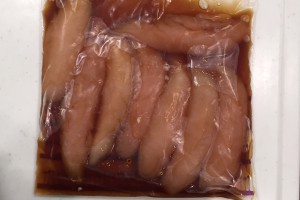 ささみ、つけ込み中！